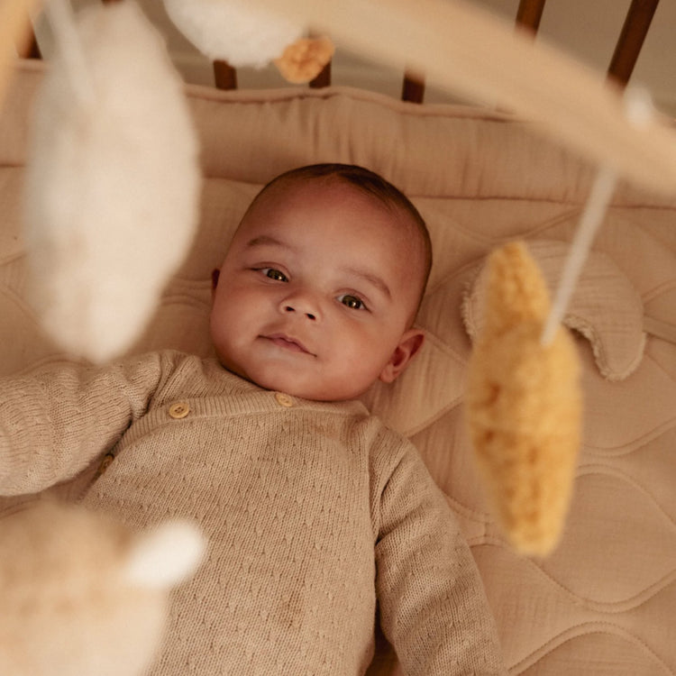 LITTLE DUTCH. Wooden Music Mobile Newborn Naturals FSC