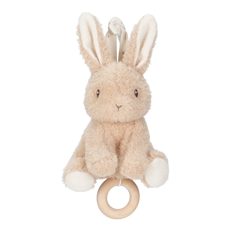 LITTLE DUTCH. Υφασμάτινο μουσικό κουνελάκι Baby Bunny GRS