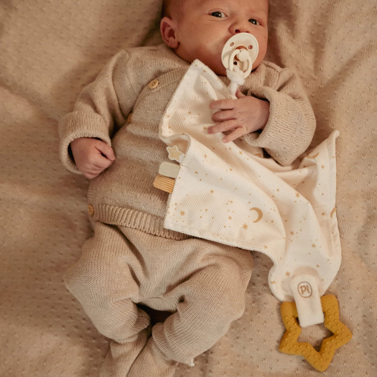 LITTLE DUTCH. Cuddle Cloth with teething ring Newborn Naturals