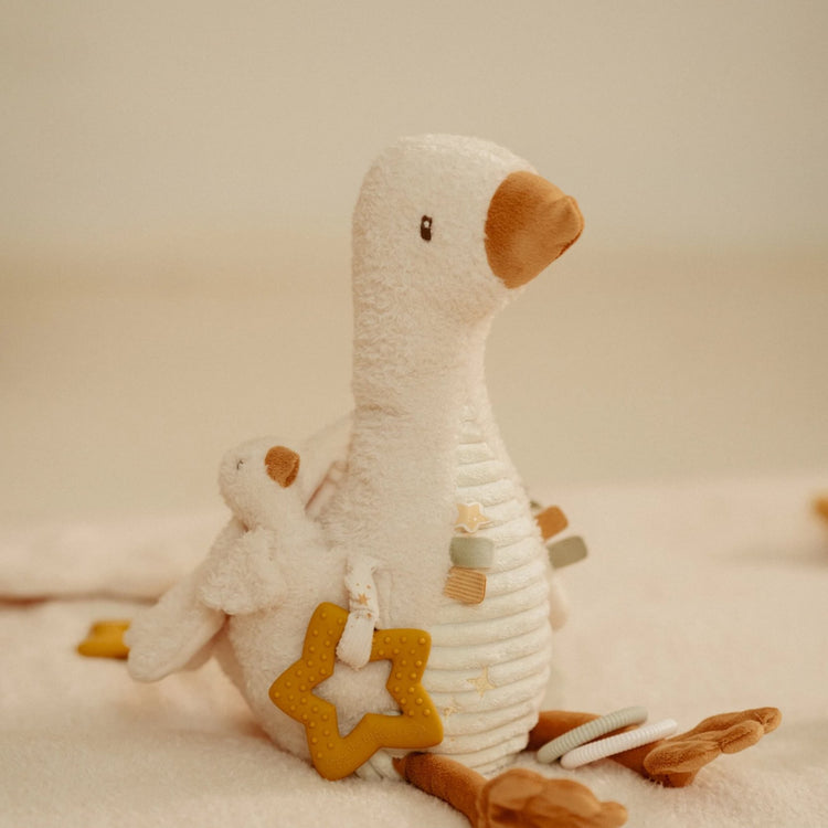 LITTLE DUTCH. Activity Cuddle Toy Little Goose GRS