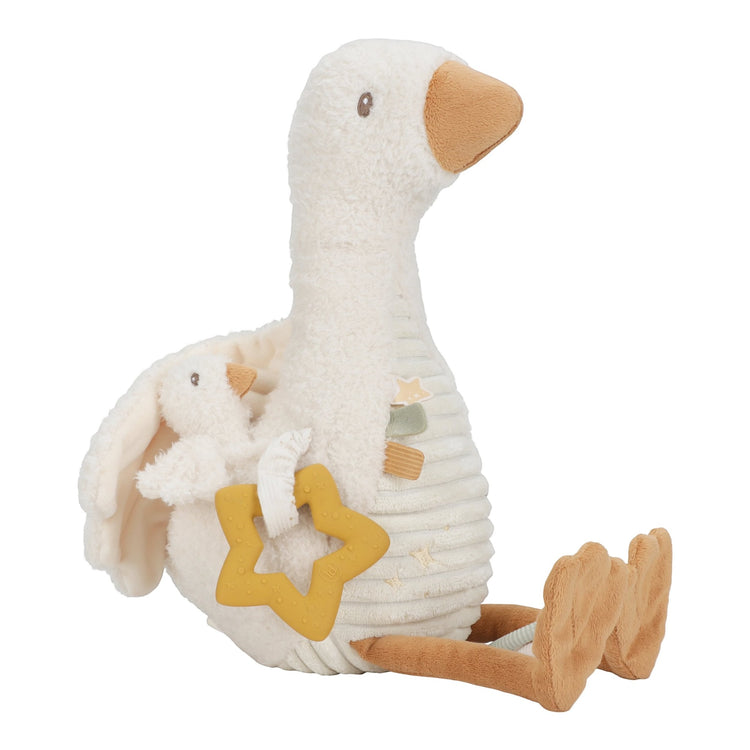 LITTLE DUTCH. Activity Cuddle Toy Little Goose GRS
