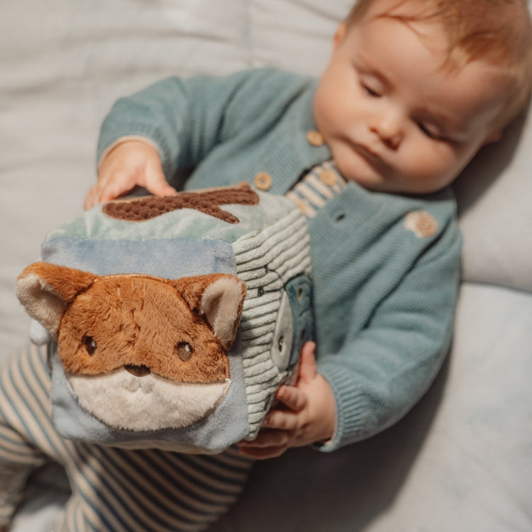 LITTLE DUTCH. Υφασμάτινος κύβος δραστηριοτήτων Forest Friends GRS