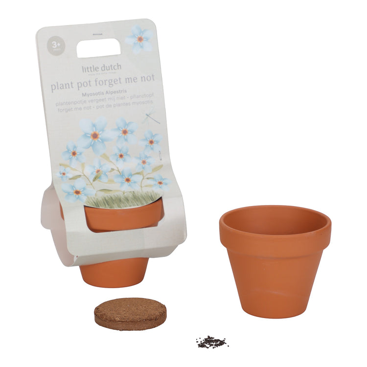 LITTLE DUTCH. Plant pot Forget Me Not
