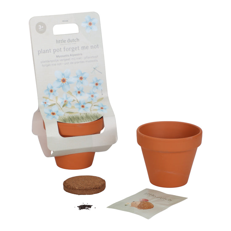 LITTLE DUTCH. Plant pot Forget Me Not