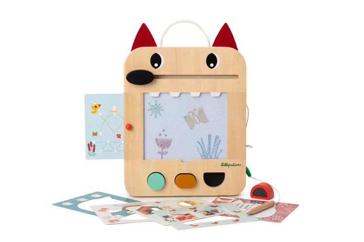 LILLIPUTIENS. Magic Wooden Slate Louis
