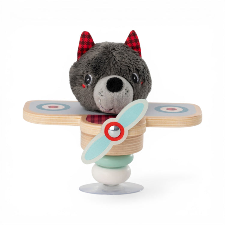 LILLIPUTIENS. Airplane pilot swing Louis the wolf