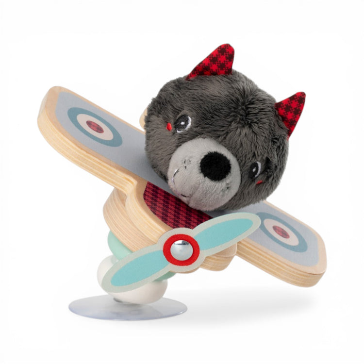 LILLIPUTIENS. Airplane pilot swing Louis the wolf