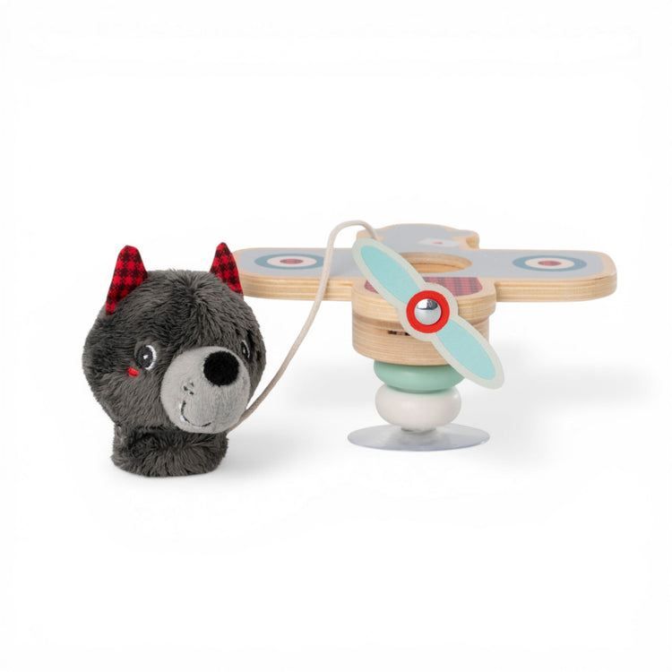 LILLIPUTIENS. Airplane pilot swing Louis the wolf