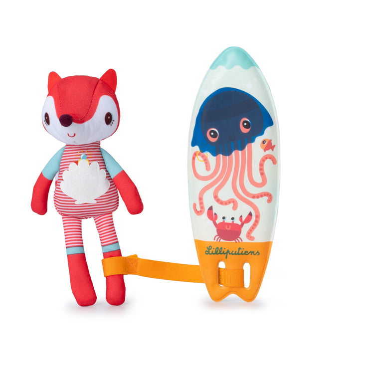 LILLIPUTIENS. Magic Bath surfer Alice the fox
