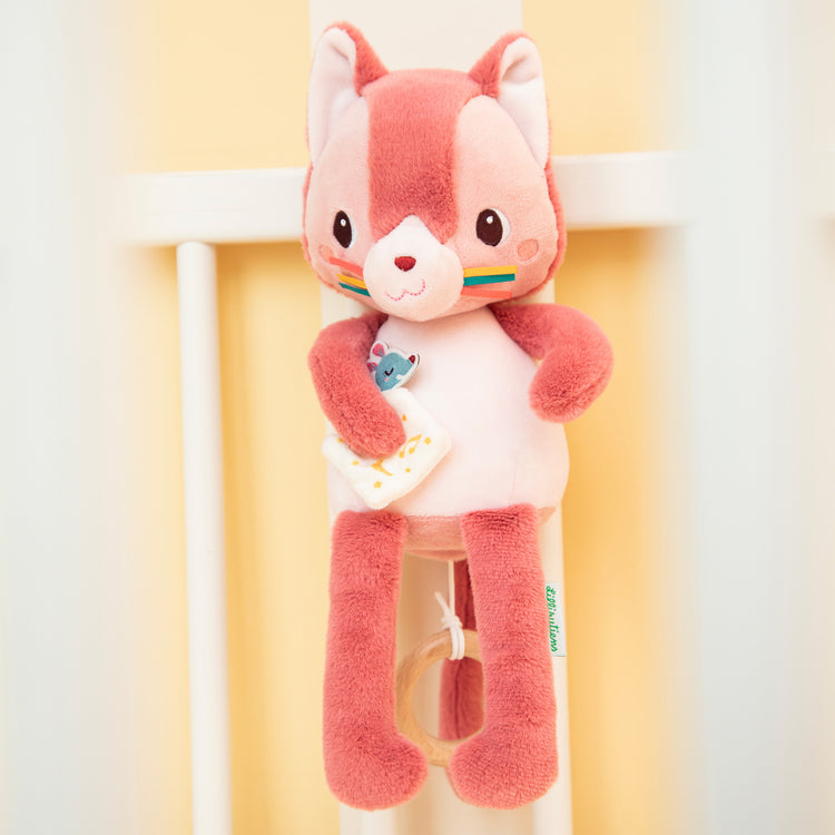 LILLIPUTIENS. Glow-in-the-dark musical plush Jeanne the Cat