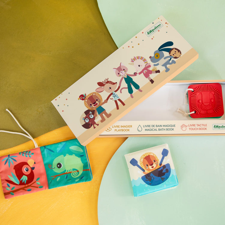 LILLIPUTIENS. Set of 3 Sensory Books Jack
