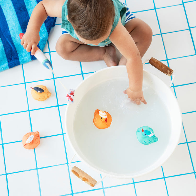 LILLIPUTIENS. Fishing game Gaspard the Duck