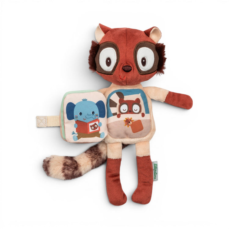 LILLIPUTIENS. Glow-in-the-dark soft toy and Fabric Book Elvis the Lemur