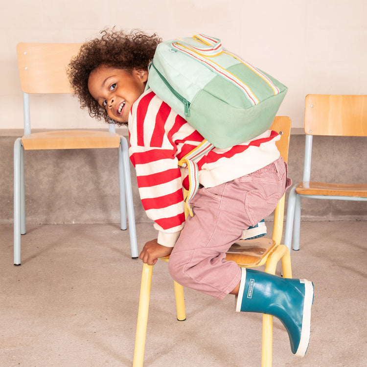 LILLIPUTIENS. Apple green backpack Mix & Match