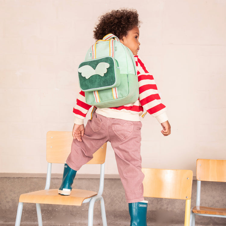 LILLIPUTIENS. Apple green backpack Mix & Match