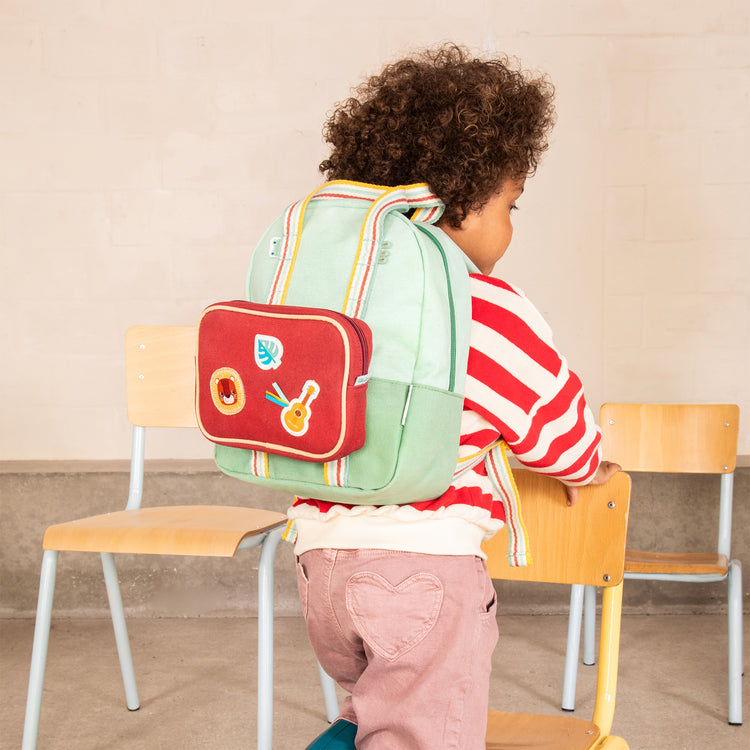 LILLIPUTIENS. Apple green backpack Mix & Match