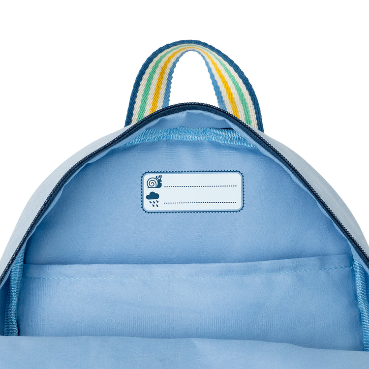 LILLIPUTIENS. Ocean blue backpack Mix & Match
