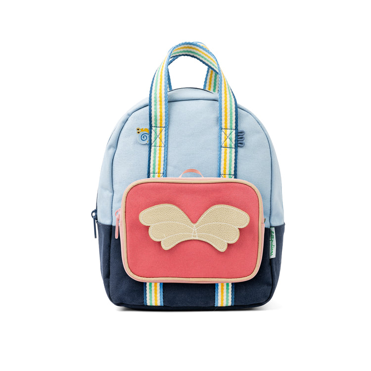LILLIPUTIENS. Ocean blue backpack Mix & Match