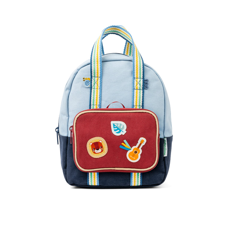LILLIPUTIENS. Ocean blue backpack Mix & Match