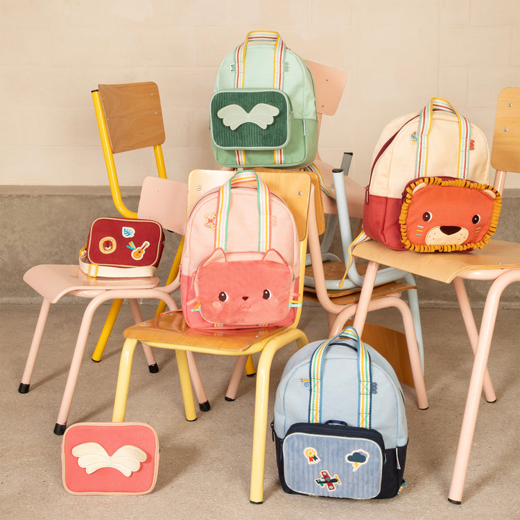 LILLIPUTIENS. Ocean blue backpack Mix & Match