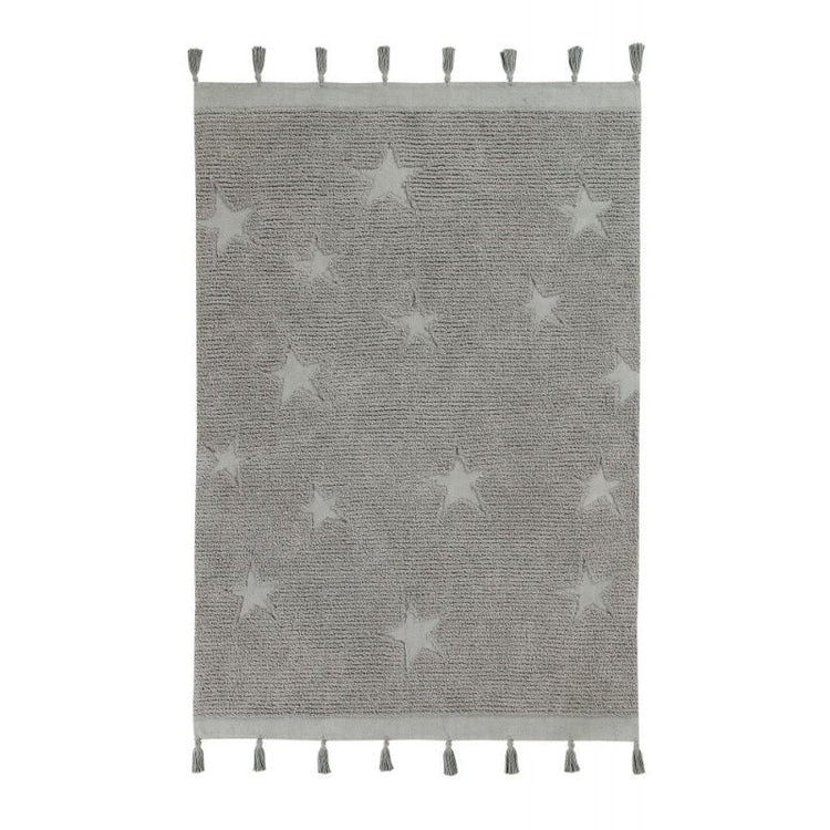 Lorena Canals. Washable Rug Hippy Stars Grey