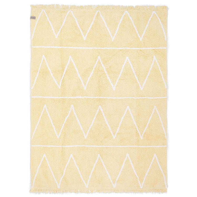 Lorena Canals. Washable Rug Hippy Yellow