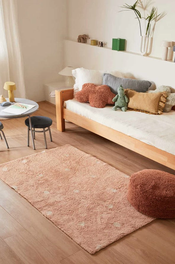 Lorena Canals. Washable rug Mini Dot - Rose 100 x 150 cm
