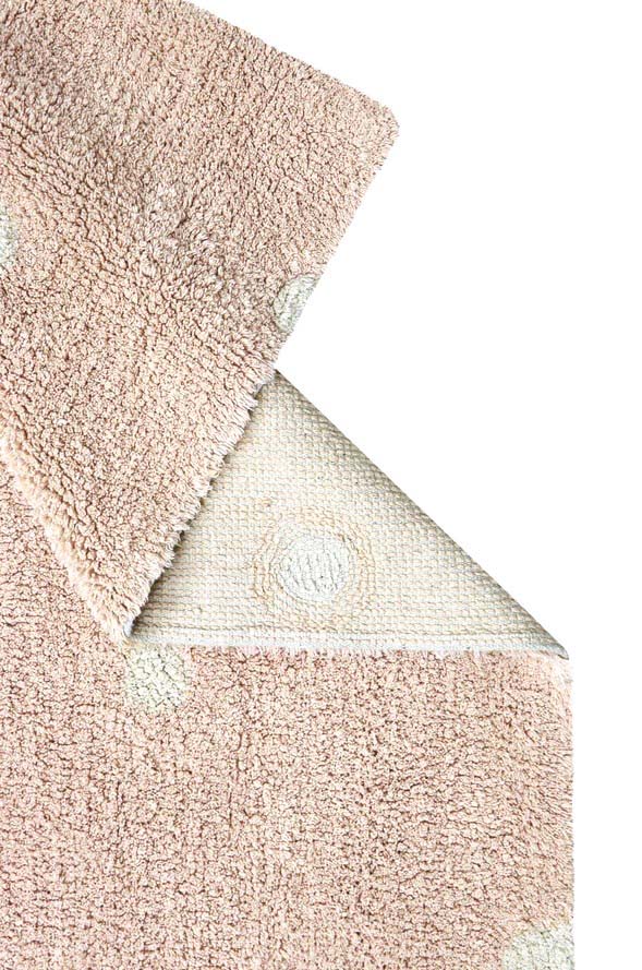Lorena Canals. Washable rug Mini Dot - Rose 100 x 150 cm