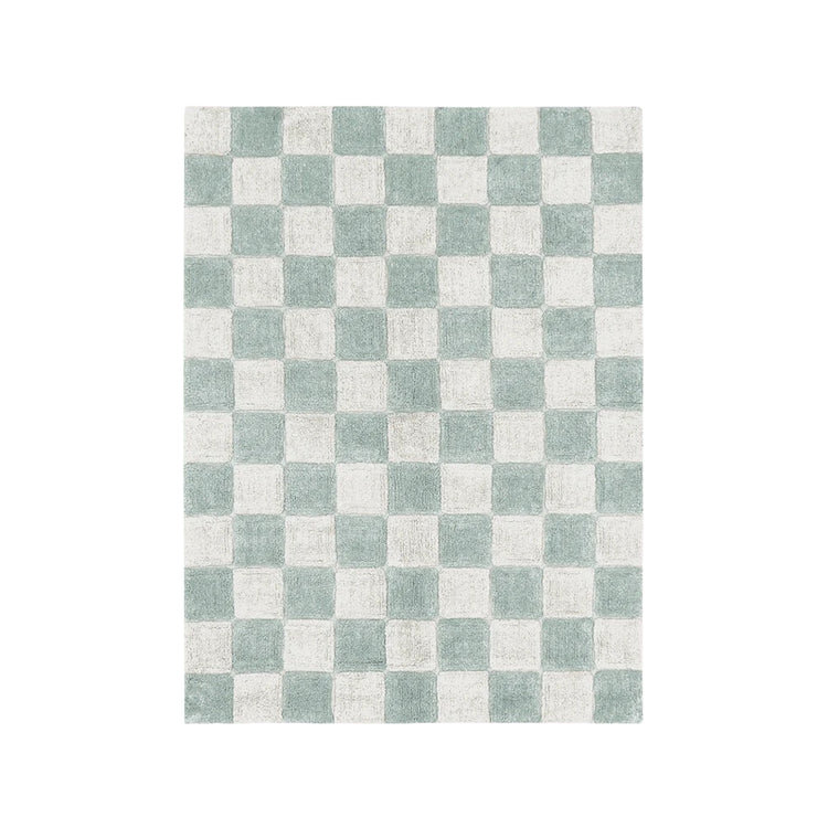Lorena Canals. Washable rug Kitchen Tiles Blue Sage 120x160 cm