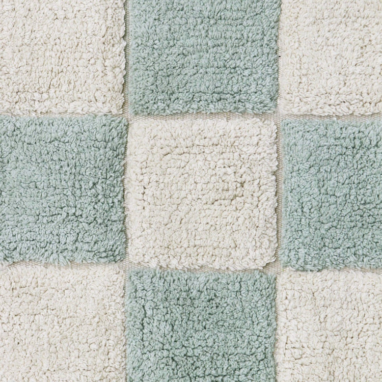 Lorena Canals. Washable rug Kitchen Tiles Blue Sage 120x160 cm
