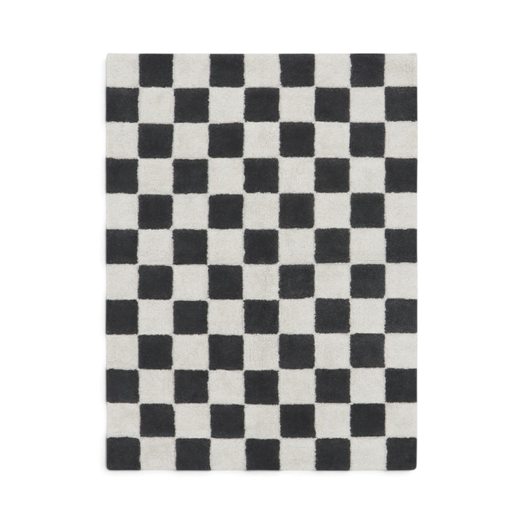 Lorena Canals. Washable rug Kitchen Tiles Dark Grey 90x130 cm
