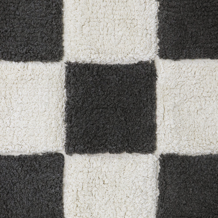 Lorena Canals. Washable rug Kitchen Tiles Dark Grey 90x130 cm