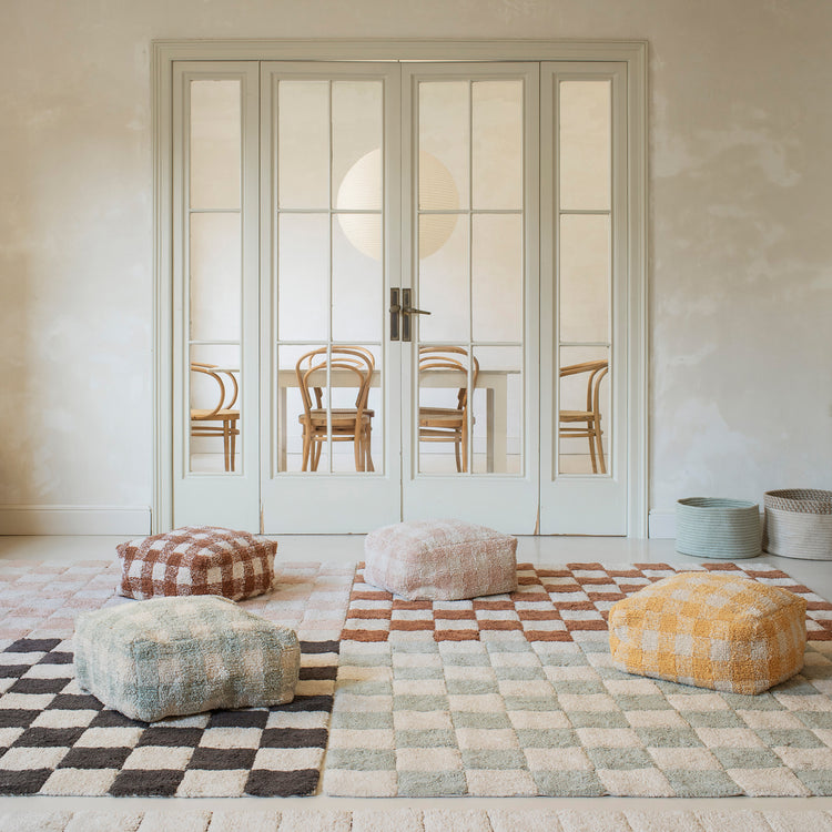 Lorena Canals. Washable rug Kitchen Tiles Dark Grey 90x130 cm