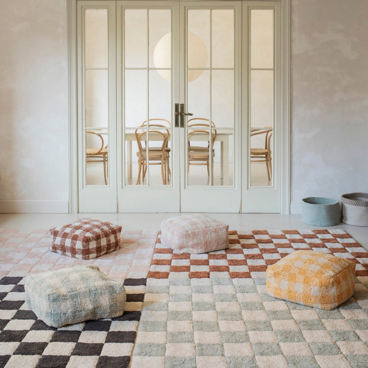Lorena Canals. Washable rug Kitchen Tiles Dark Grey 120x160 cm