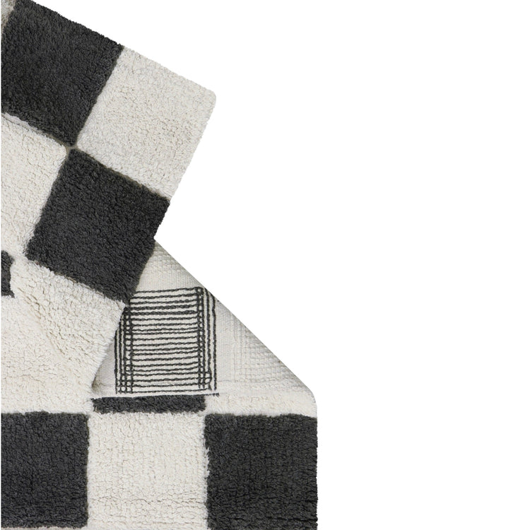 Lorena Canals. Washable rug Kitchen Tiles Dark Grey 120x160 cm