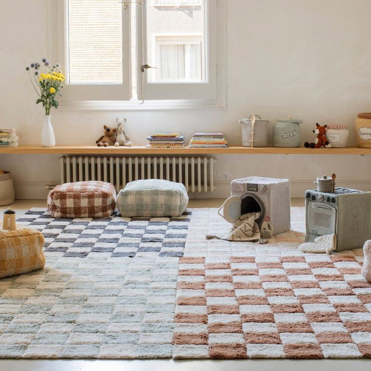Lorena Canals. Washable rug Kitchen Tiles Rose 120x160 cm
