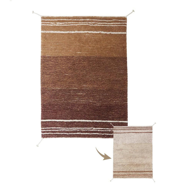 Lorena Canals. Washable Rug Reversible Twin Toffee 170x240 cm