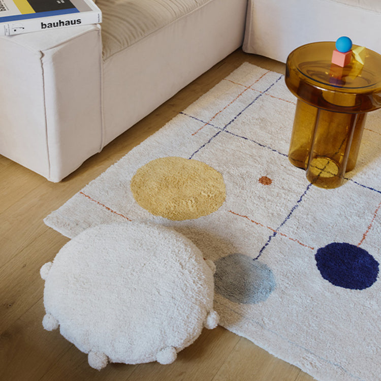 Lorena Canals. Floor cushion Bubbly Natural 48 cm