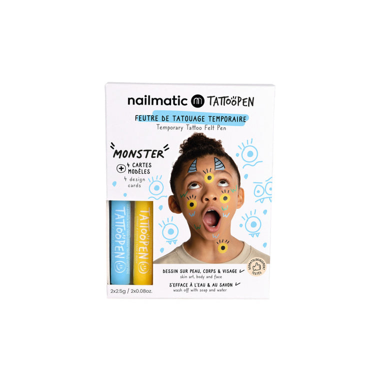 NAILMATIC. Tattoopen duo set Monster