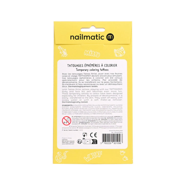 NAILMATIC. Προσωρινά τατουάζ - Animals