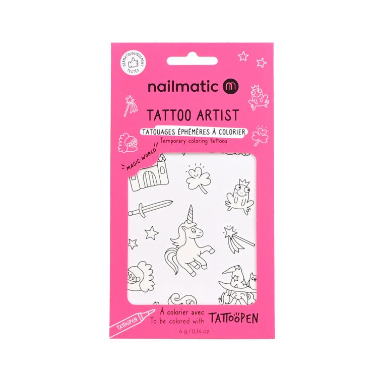 NAILMATIC. Προσωρινά τατουάζ - Magic world