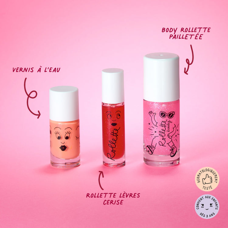 NAILMATIC. Σετ δώρου με τσαντάκι-μπανάνα Glam Party