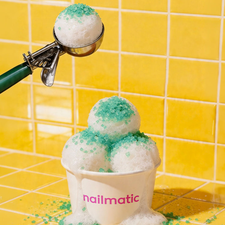 NAILMATIC. Crackling Bath Salts Green