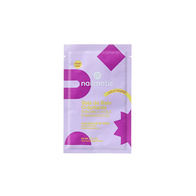 NAILMATIC. Crackling bath salt (μωβ)