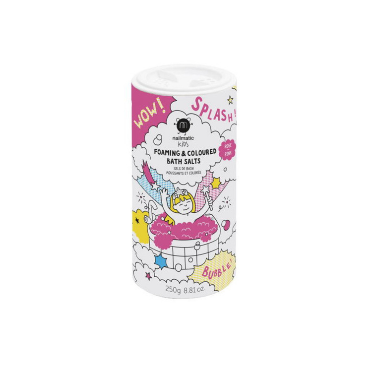 NAILMATIC. Foaming bath salt (ροζ)