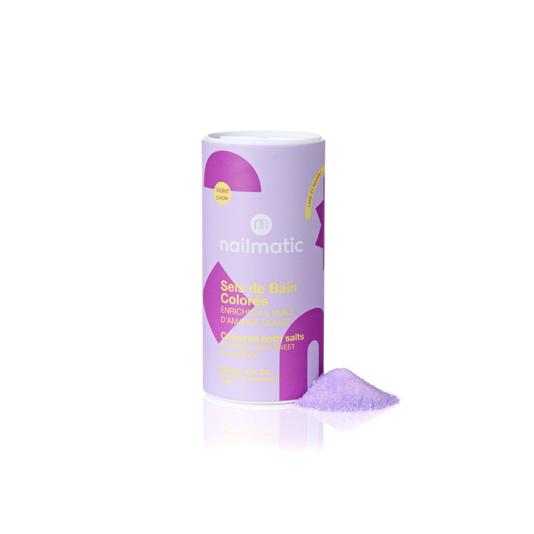 NAILMATIC. Foaming Bath Salts Purple