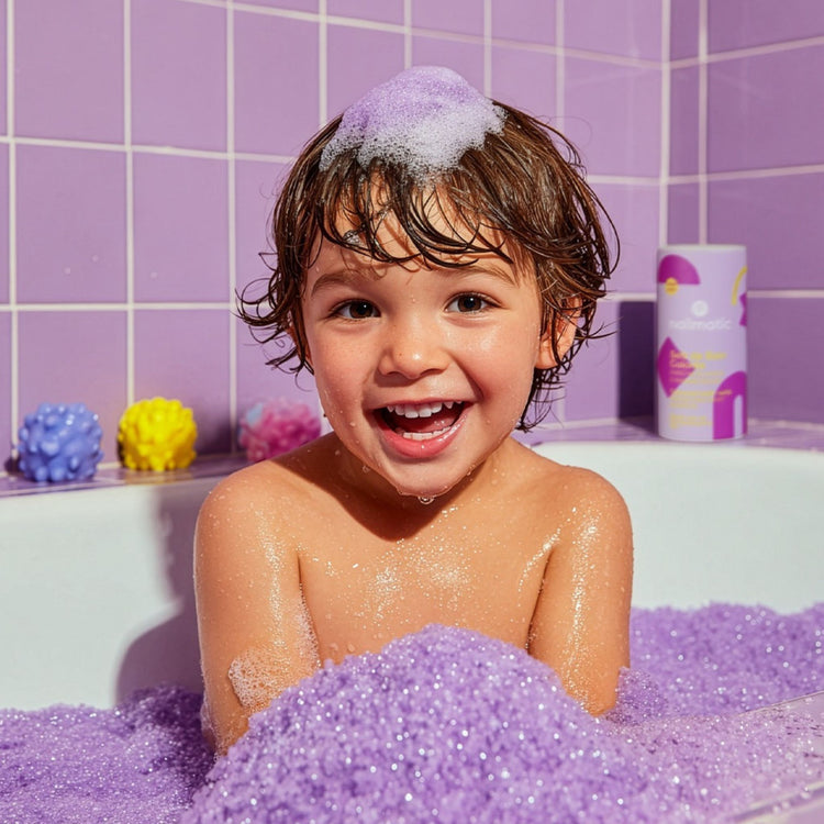NAILMATIC. Foaming Bath Salts Purple