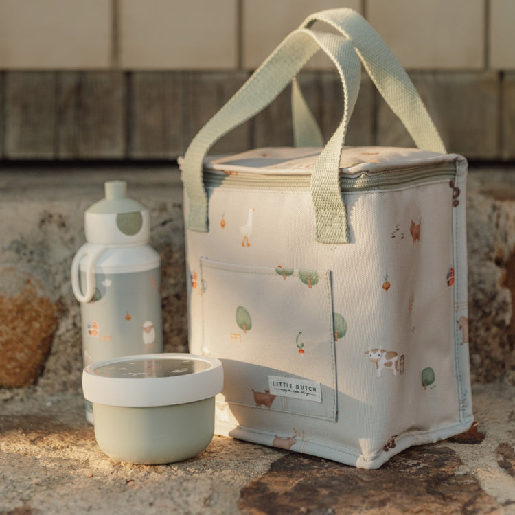 LITTLE DUTCH. Drinking bottle pop-up campus 400 ml - Little Farm