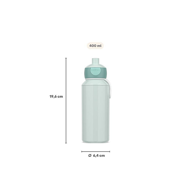 LITTLE DUTCH. Drinking bottle pop-up Campus 400 ml - Fairy Garden