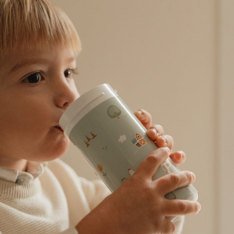LITTLE DUTCH. School beaker campus 300ml - Little Farm